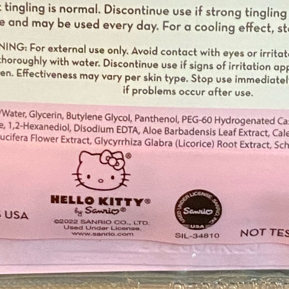 Hello Kitty Ready To Glow Printed Essence Sheet Mask - Picture 4 of 4